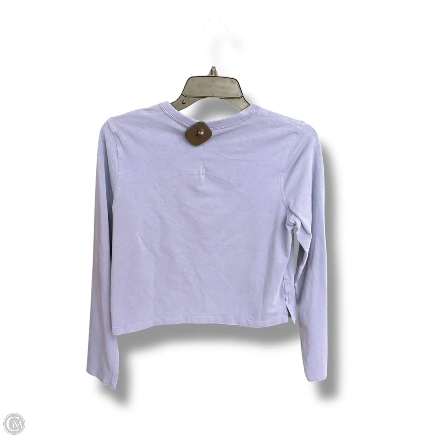 Athletic Top Long Sleeve Crewneck By Lululemon In Blue, Size: Xs