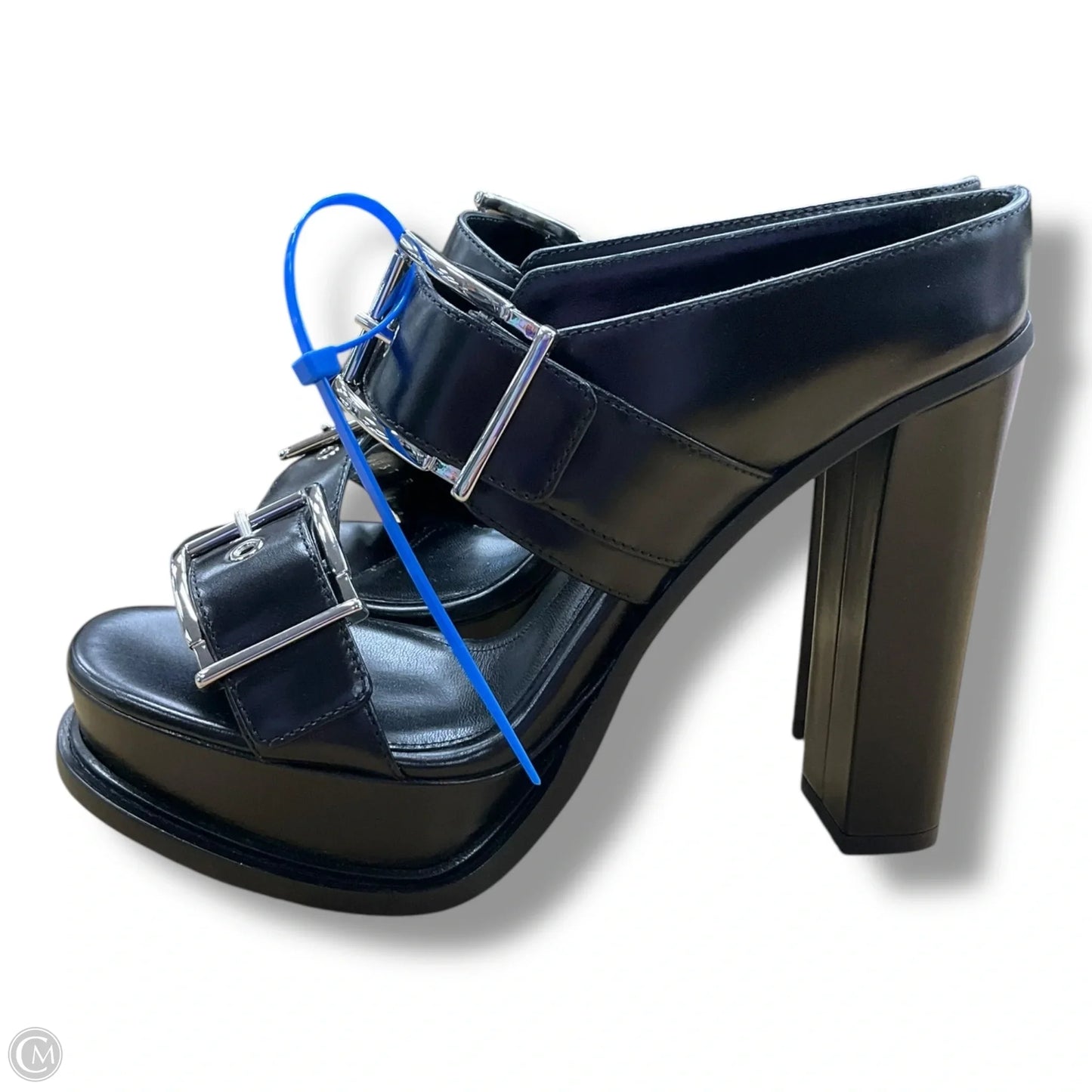 Shoes Luxury Designer By Alexander Mcqueen In Black, Size: 9.5