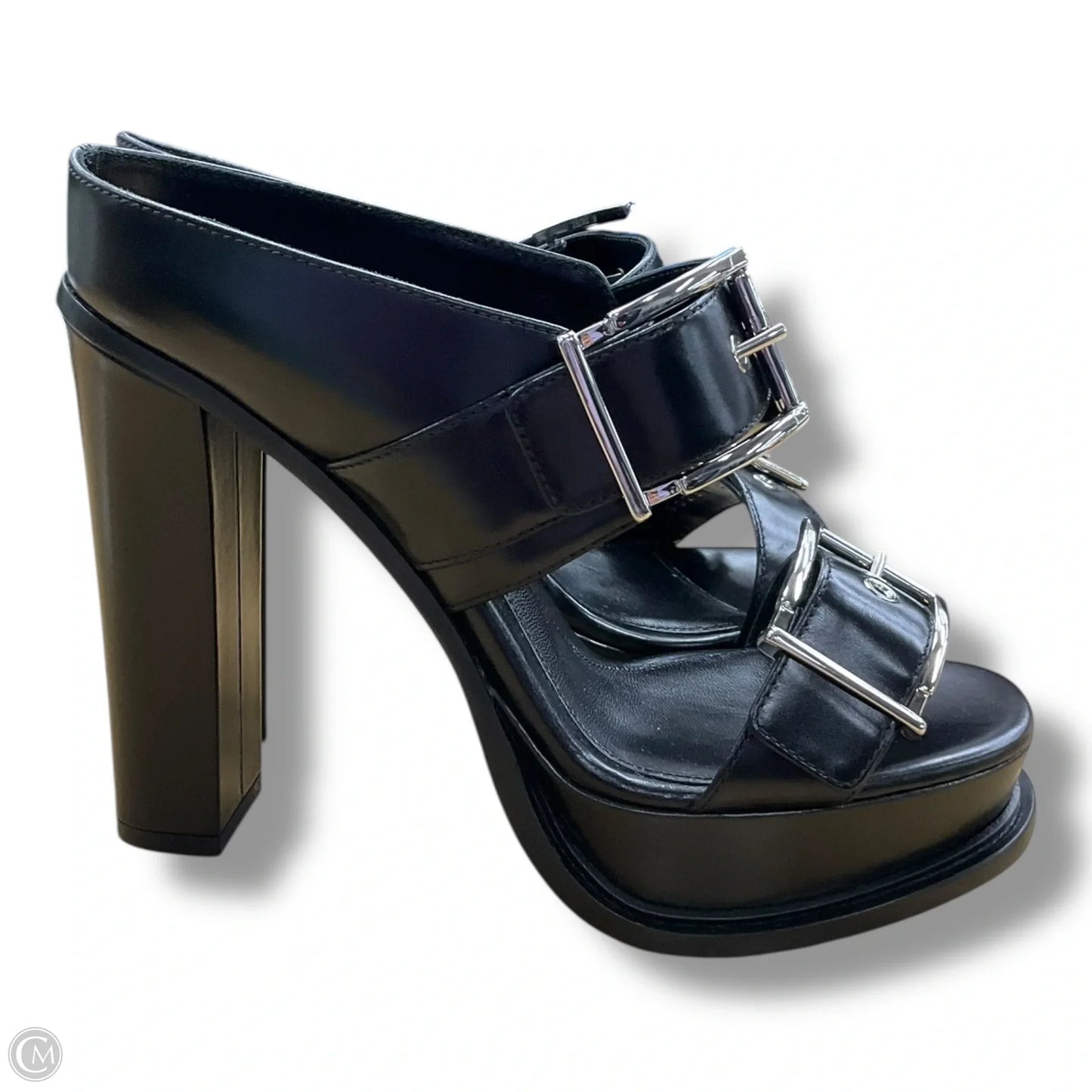 Shoes Luxury Designer By Alexander Mcqueen In Black, Size: 9.5