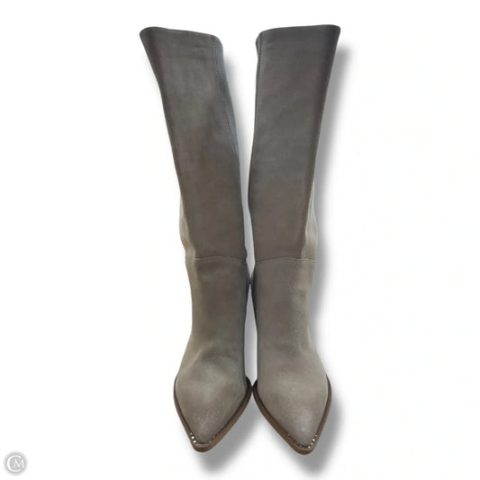 Boots Mid-calf Heels By Sam Edelman In Tan, Size: 6.5