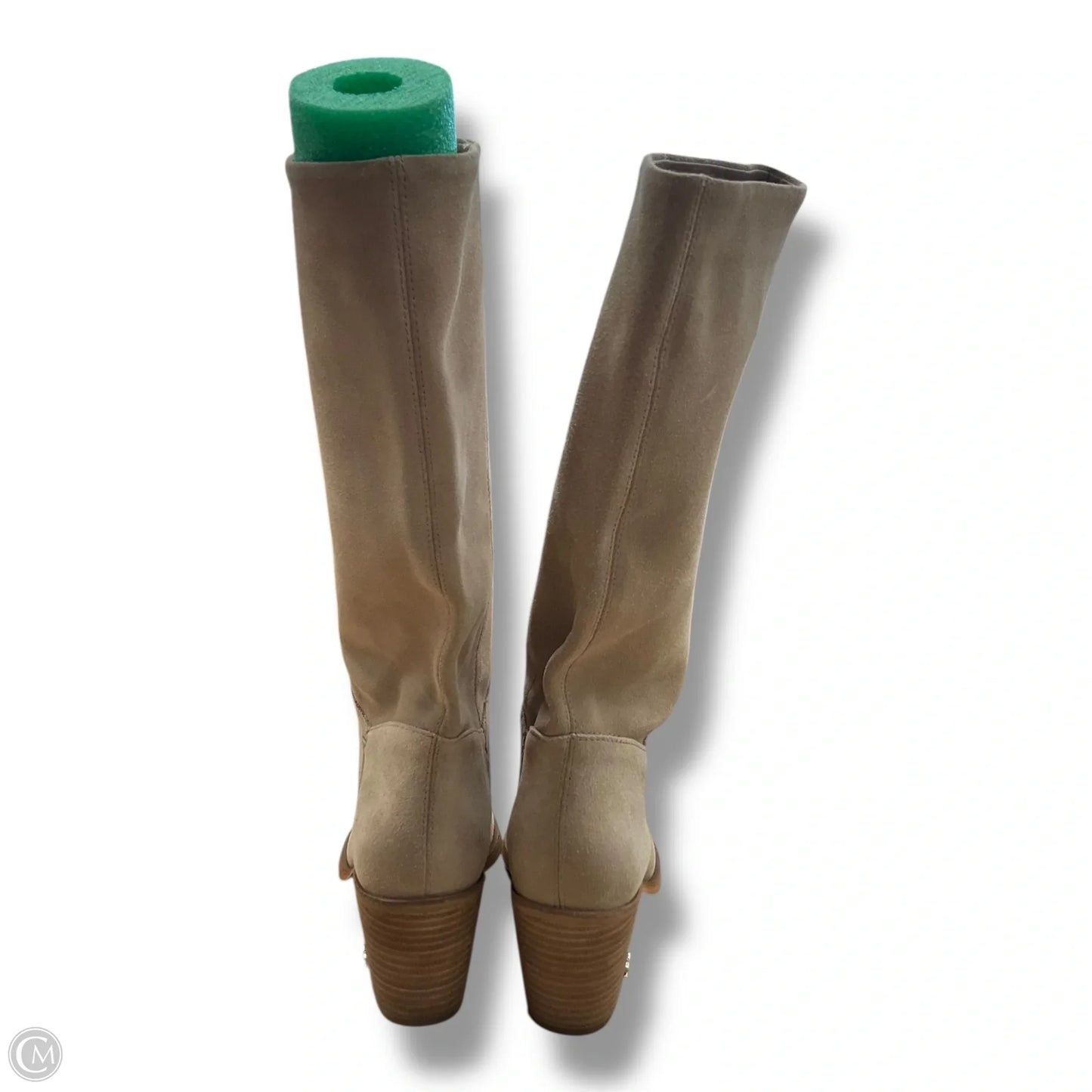 Boots Mid-calf Heels By Sam Edelman In Tan, Size: 6.5