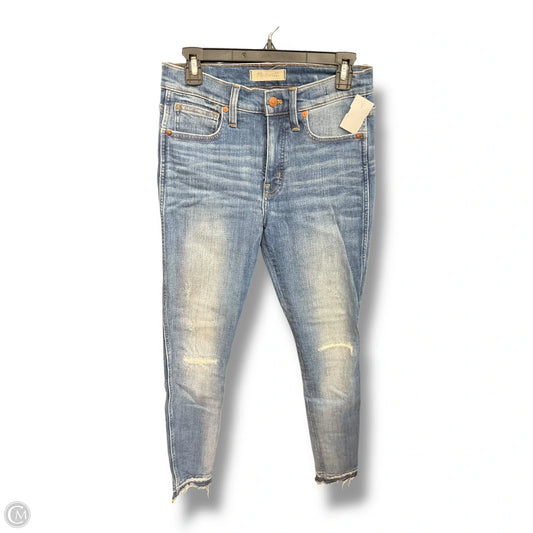 Jeans Skinny By Madewell In Blue Denim, Size: 4