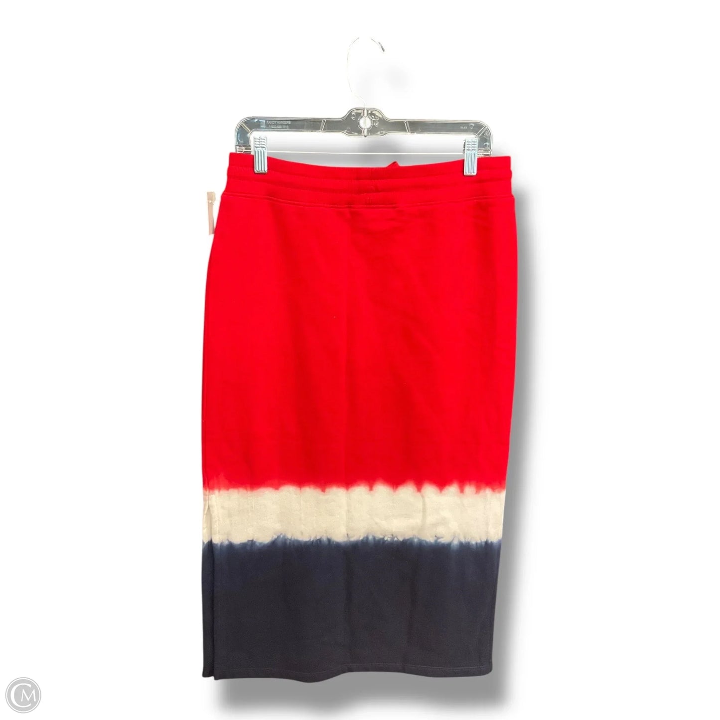 Skirt Midi By Ralph Lauren In Blue & Red & White, Size: 6