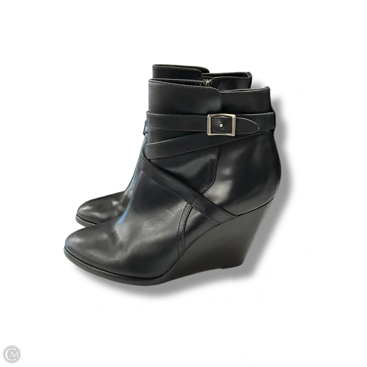 Boots Designer By Frye In Black, Size: 8