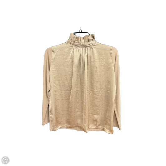 Top Long Sleeve By Banana Republic In Tan, Size: Xs