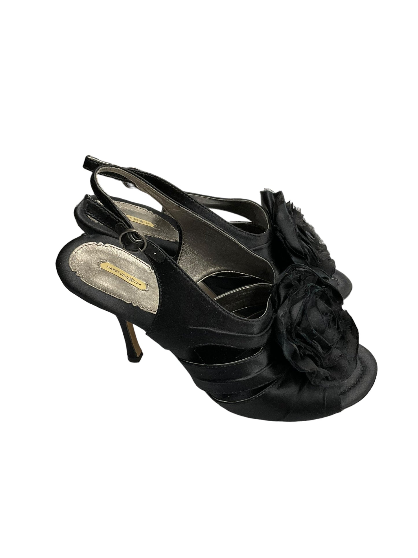 Black Shoes Heels Stiletto Max Studio, Size 7.5