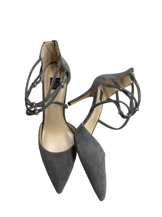 Grey Shoes Heels Stiletto White House Black Market, Size 7.5