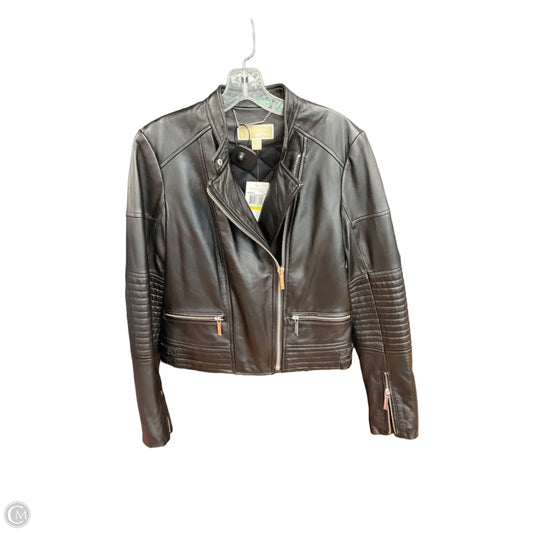 Jacket Designer By Michael Kors In Black, Size: M