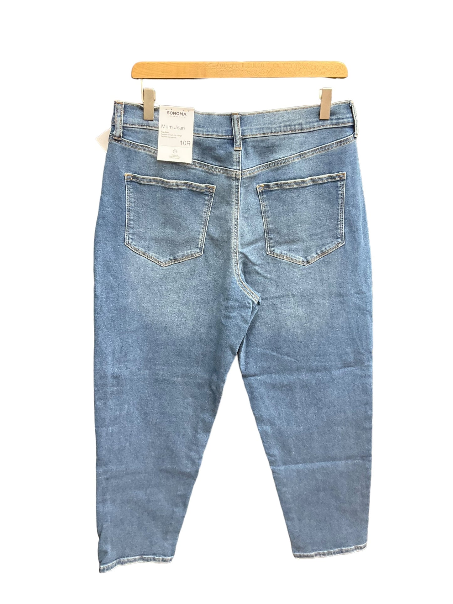 Blue Denim Jeans Boyfriend Sonoma, Size 10