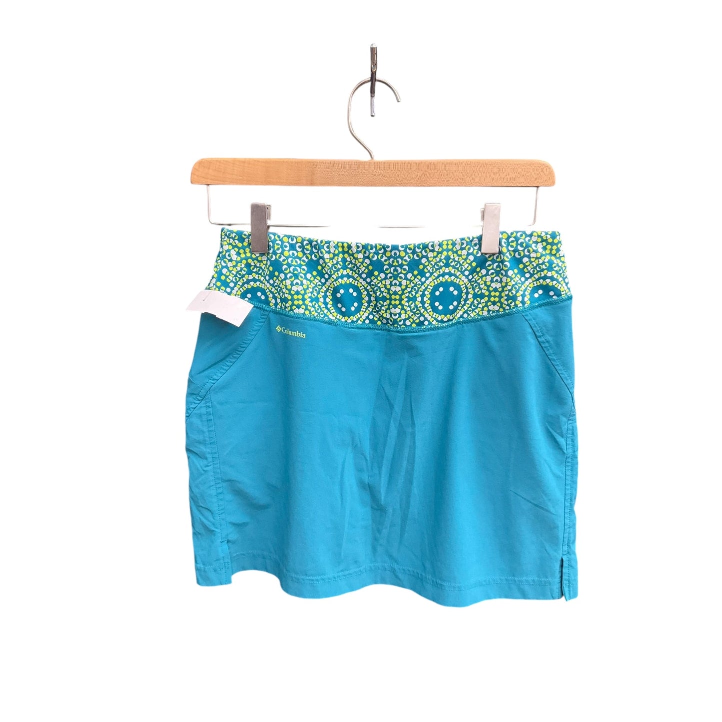 Athletic Skort By Columbia In Teal, Size: S