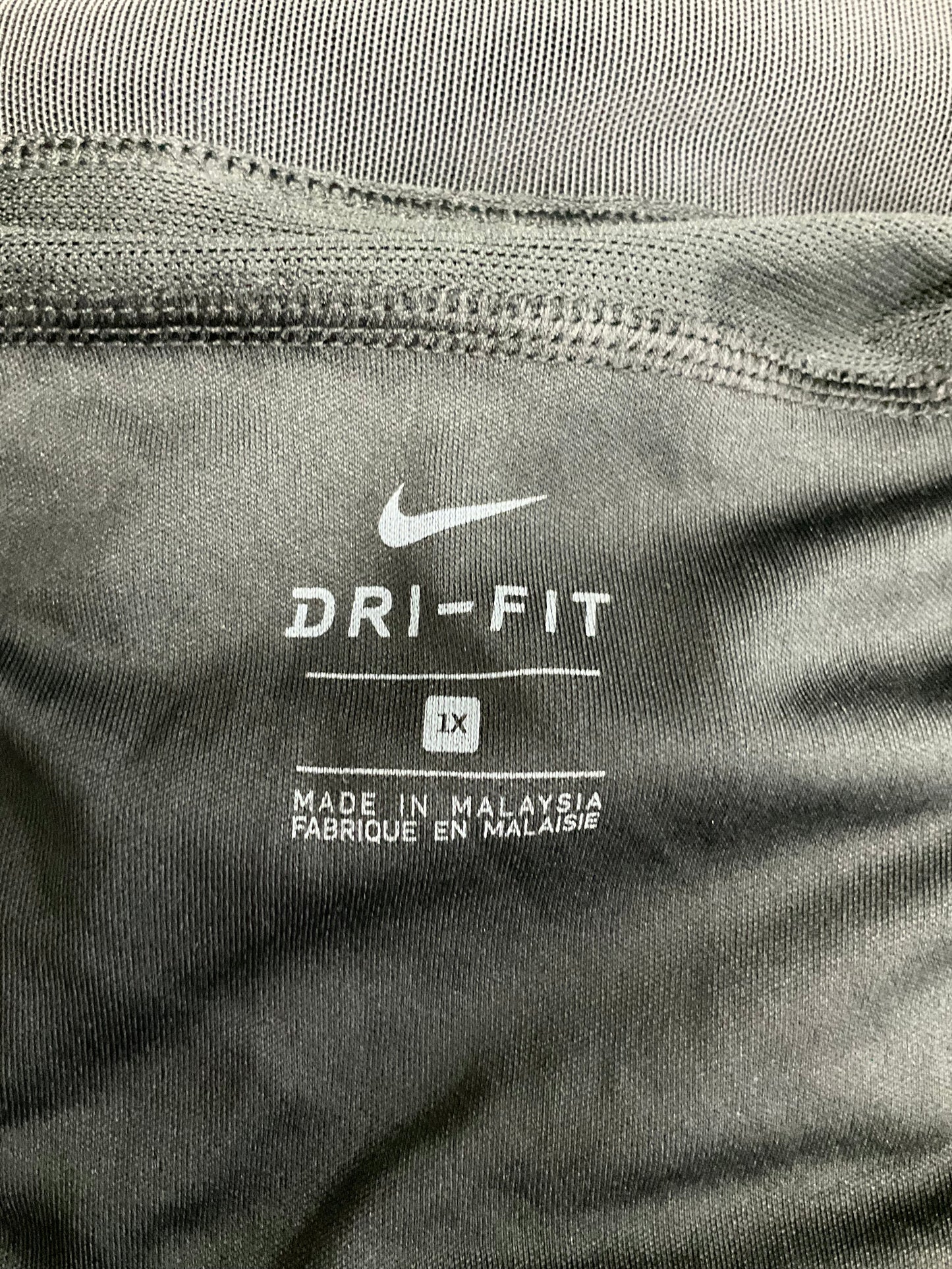 Black Athletic Shorts Nike Apparel, Size 1x