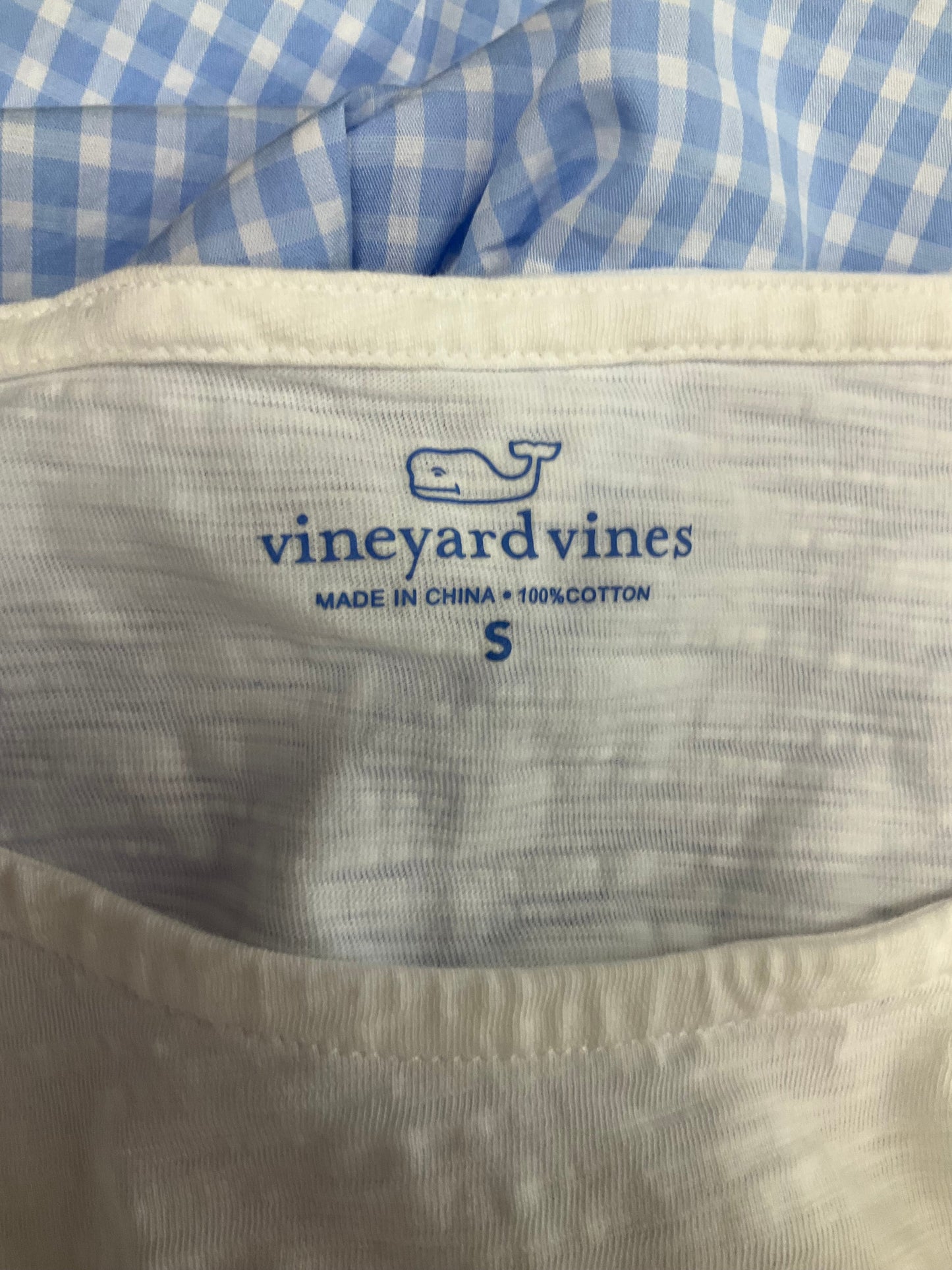 Blue & White Top Sleeveless Vineyard Vines, Size S