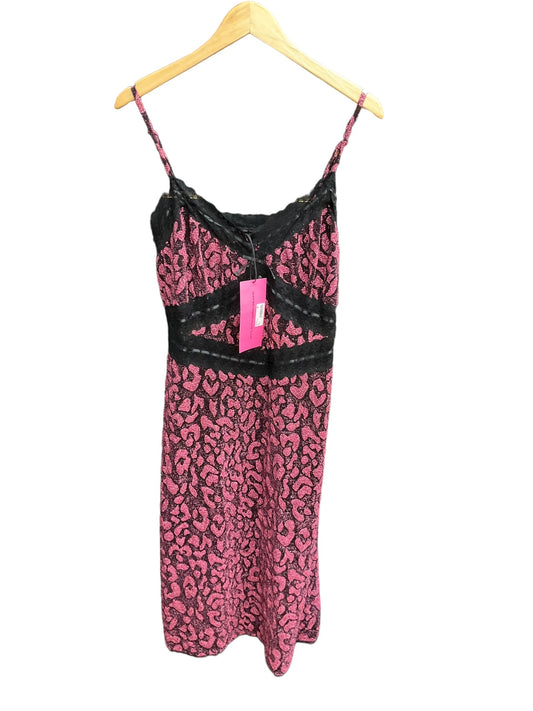 Black & Pink Dress Casual Short Betsey Johnson, Size Xxl