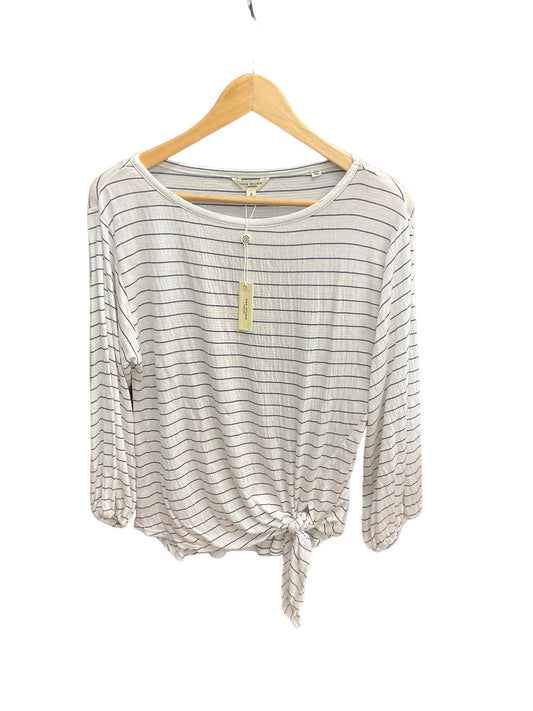 Striped Pattern Top 3/4 Sleeve Max Studio, Size S