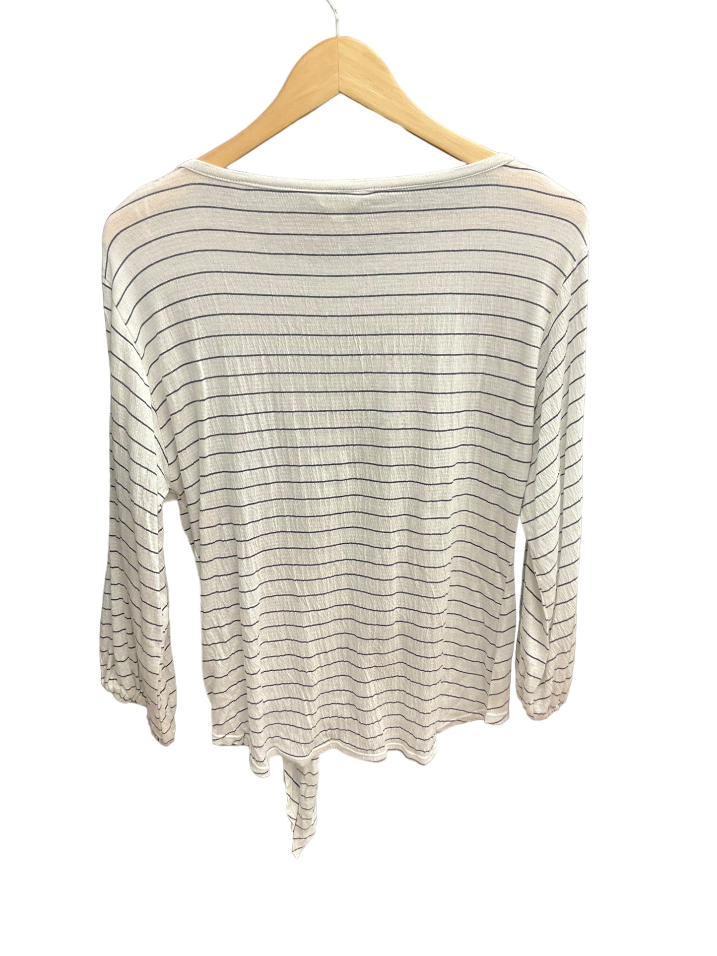 Striped Pattern Top 3/4 Sleeve Max Studio, Size S