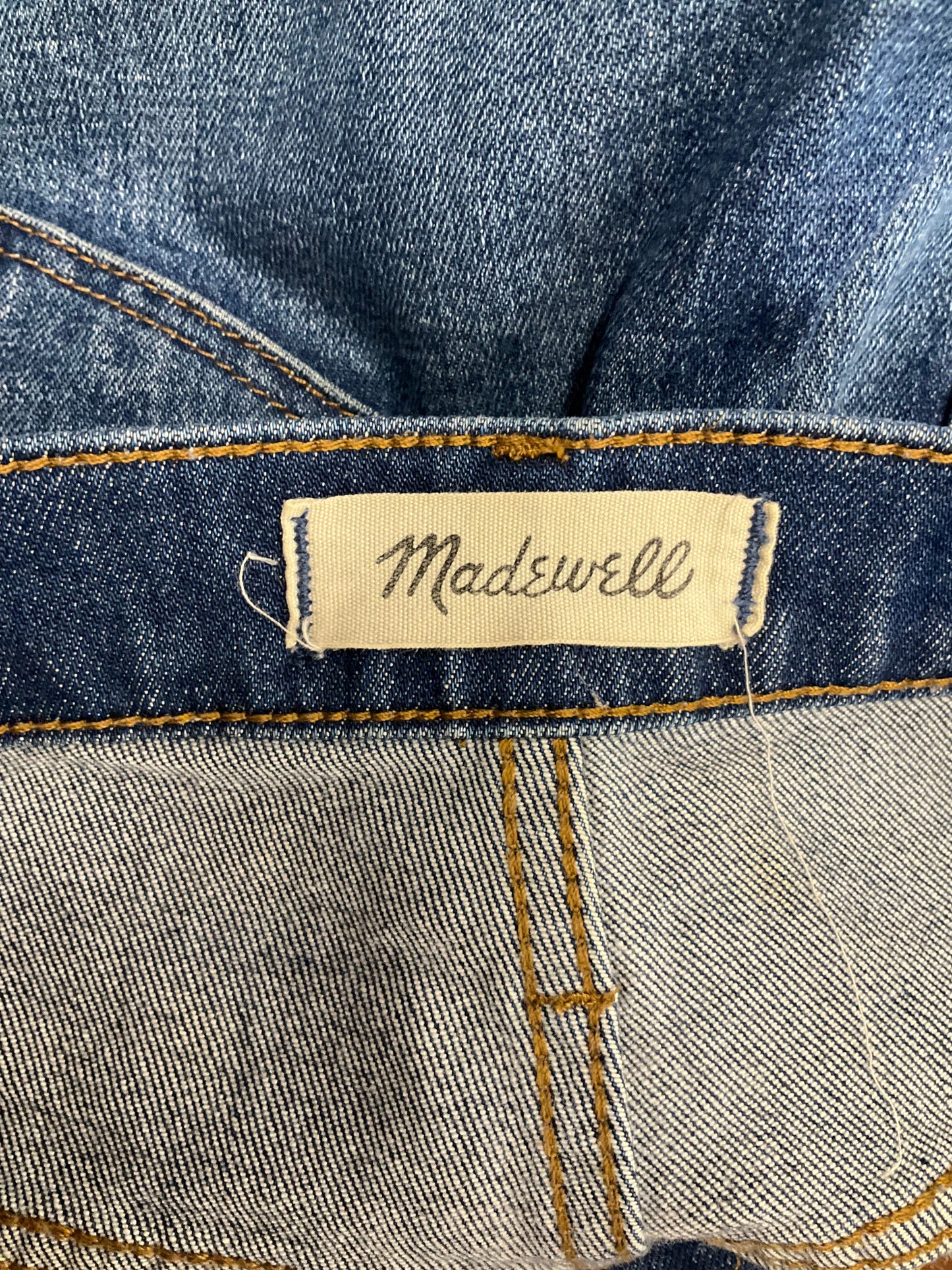 Jeans Straight By Madewell In Blue Denim, Size: 2