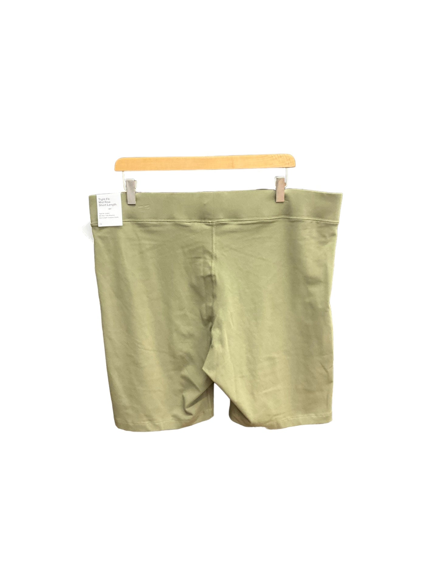 Athletic Shorts By Nike Apparel In Green, Size: 2x