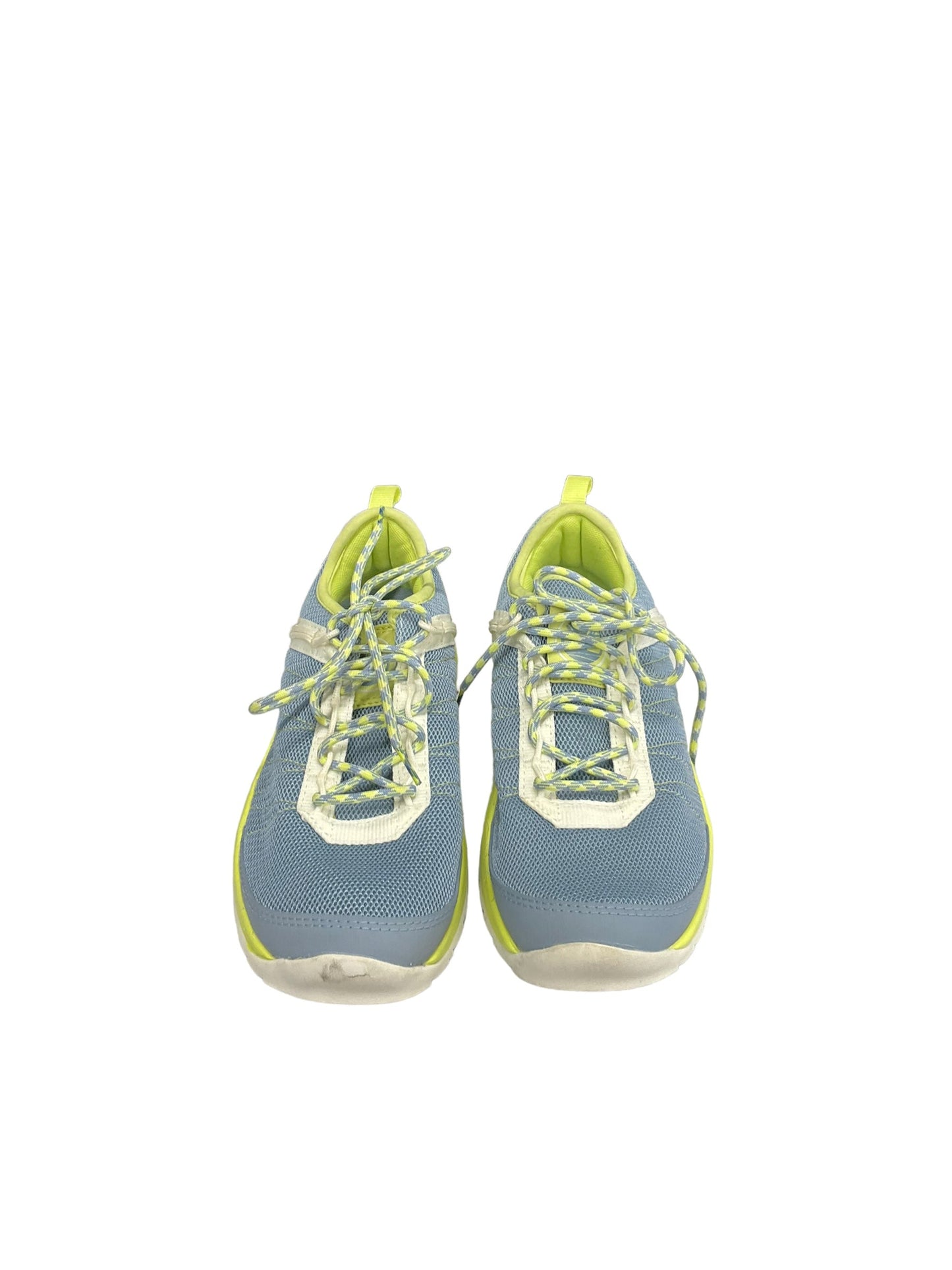 Shoes Athletic By Timberland In Blue & Yellow, Size: 6.5