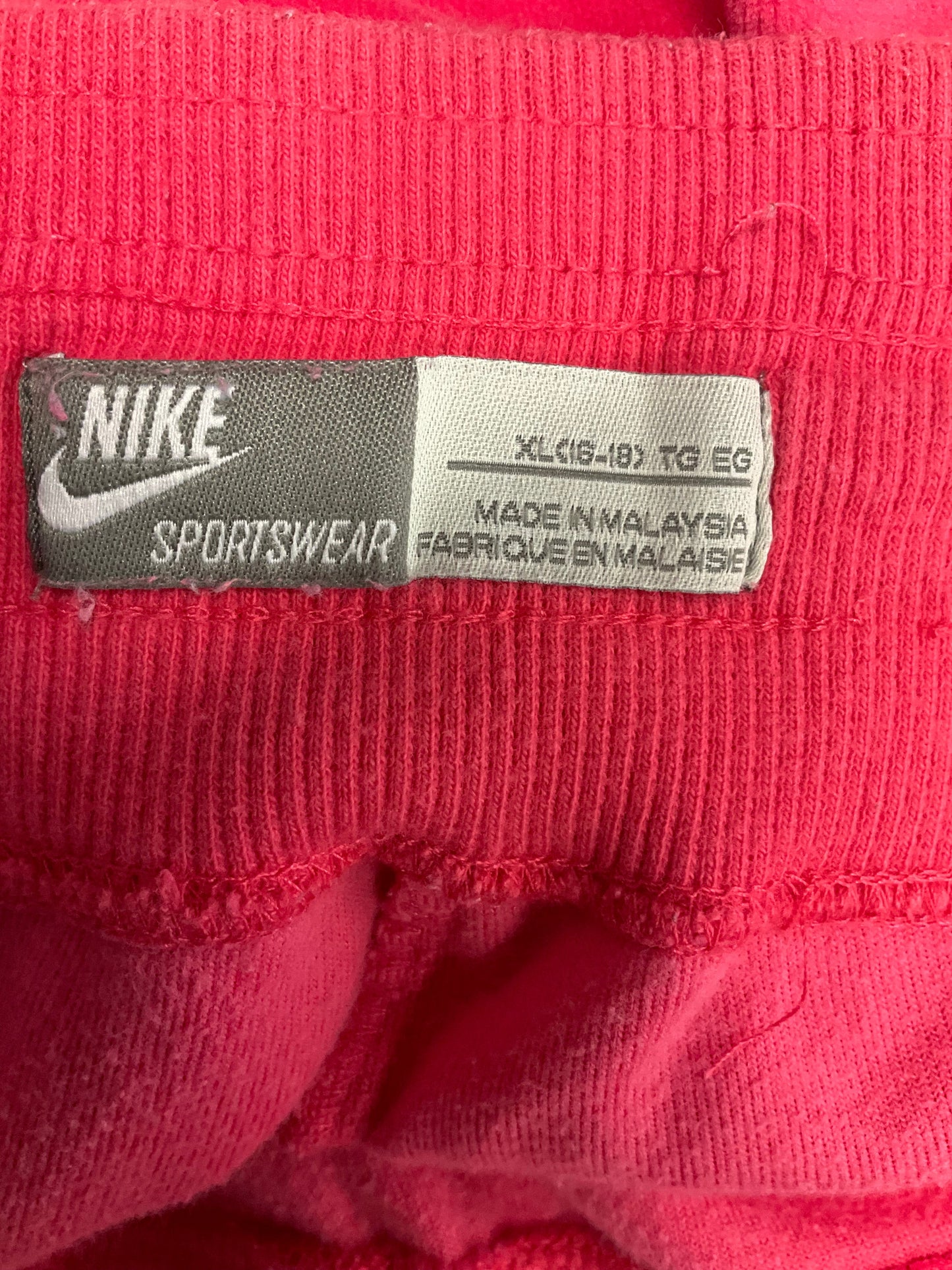 Athletic Pants By Nike Apparel In Pink, Size: Xl