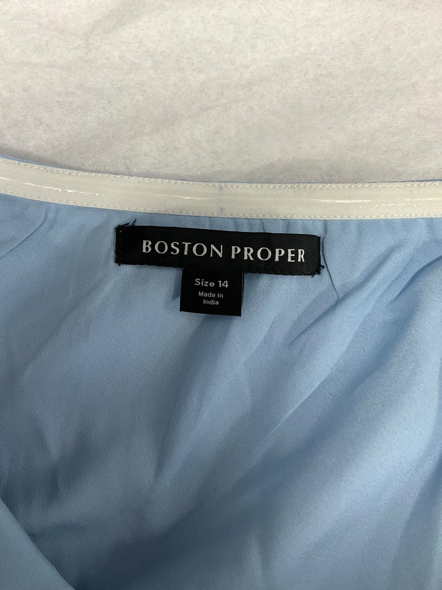 Dress Casual Maxi By Boston Proper In Blue, Size: Xl