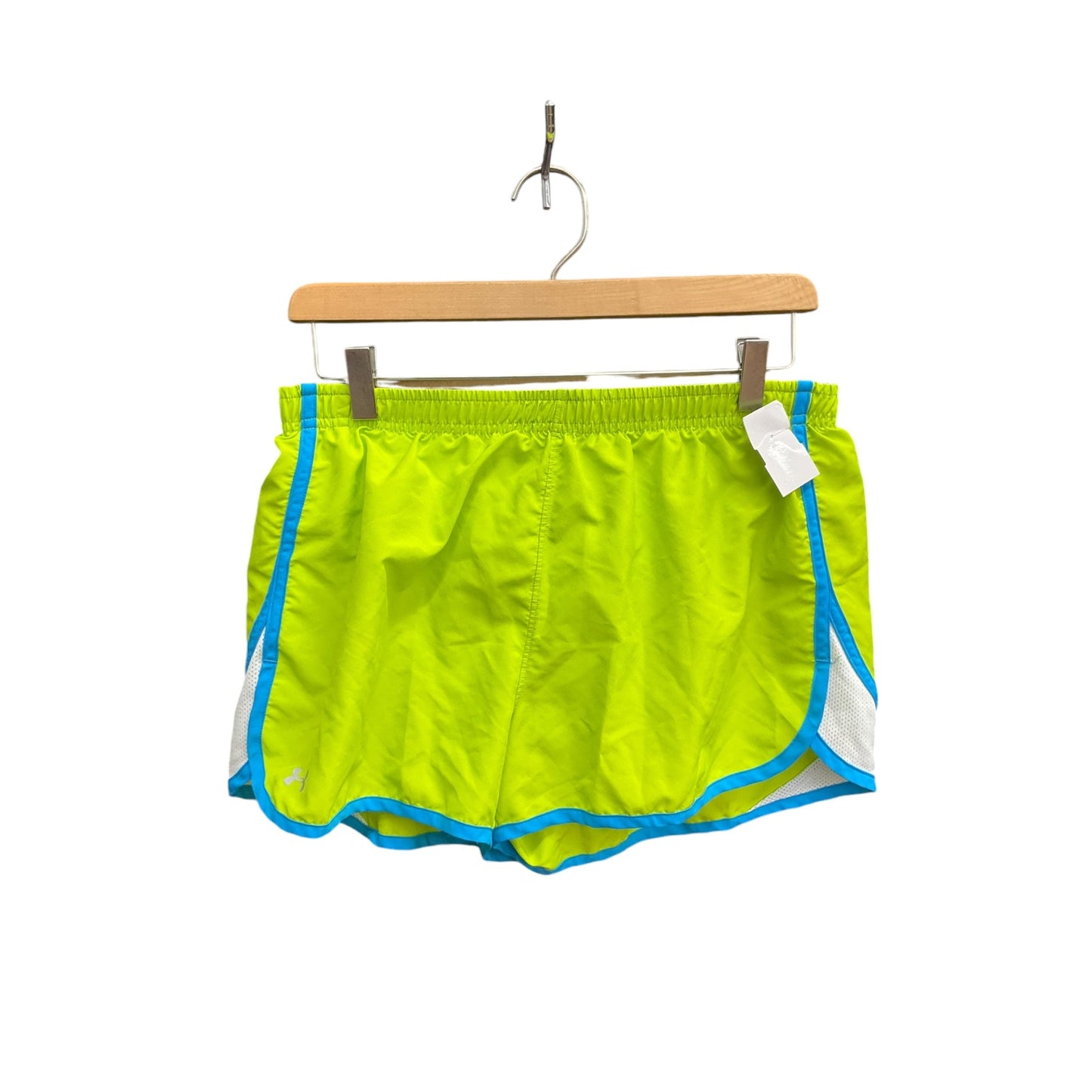 Athletic Shorts By Under Armour In Green, Size: L