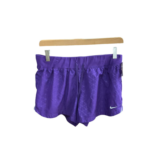 Athletic Shorts By Nike Apparel In Purple, Size: L