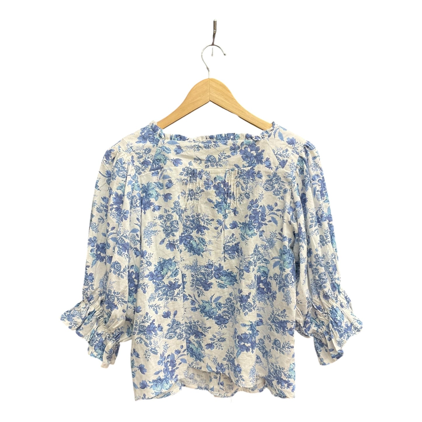 Blouse 3/4 Sleeve By Cupcakes And Cashmere In Floral Print, Size: S