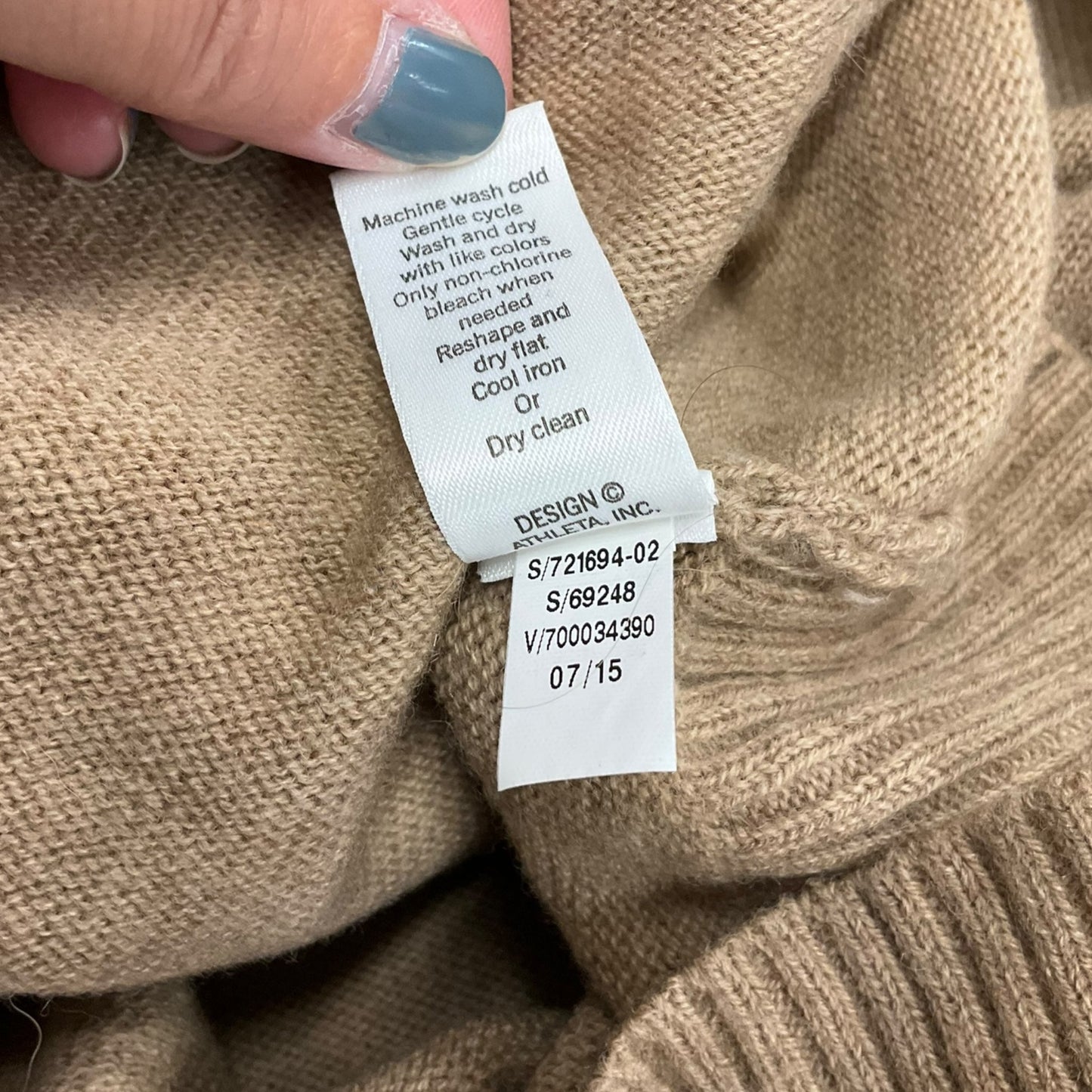 Sweater By Athleta In Tan, Size: S