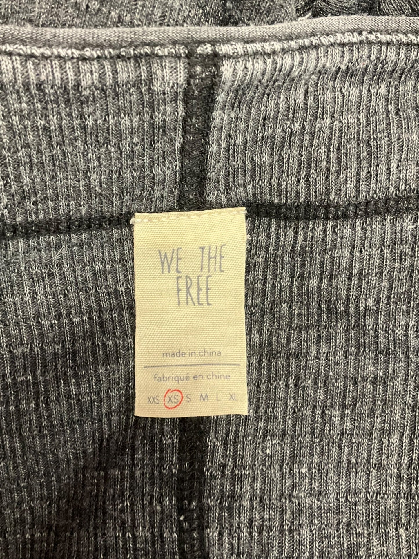 Top Long Sleeve By We The Free In Grey, Size: Xs