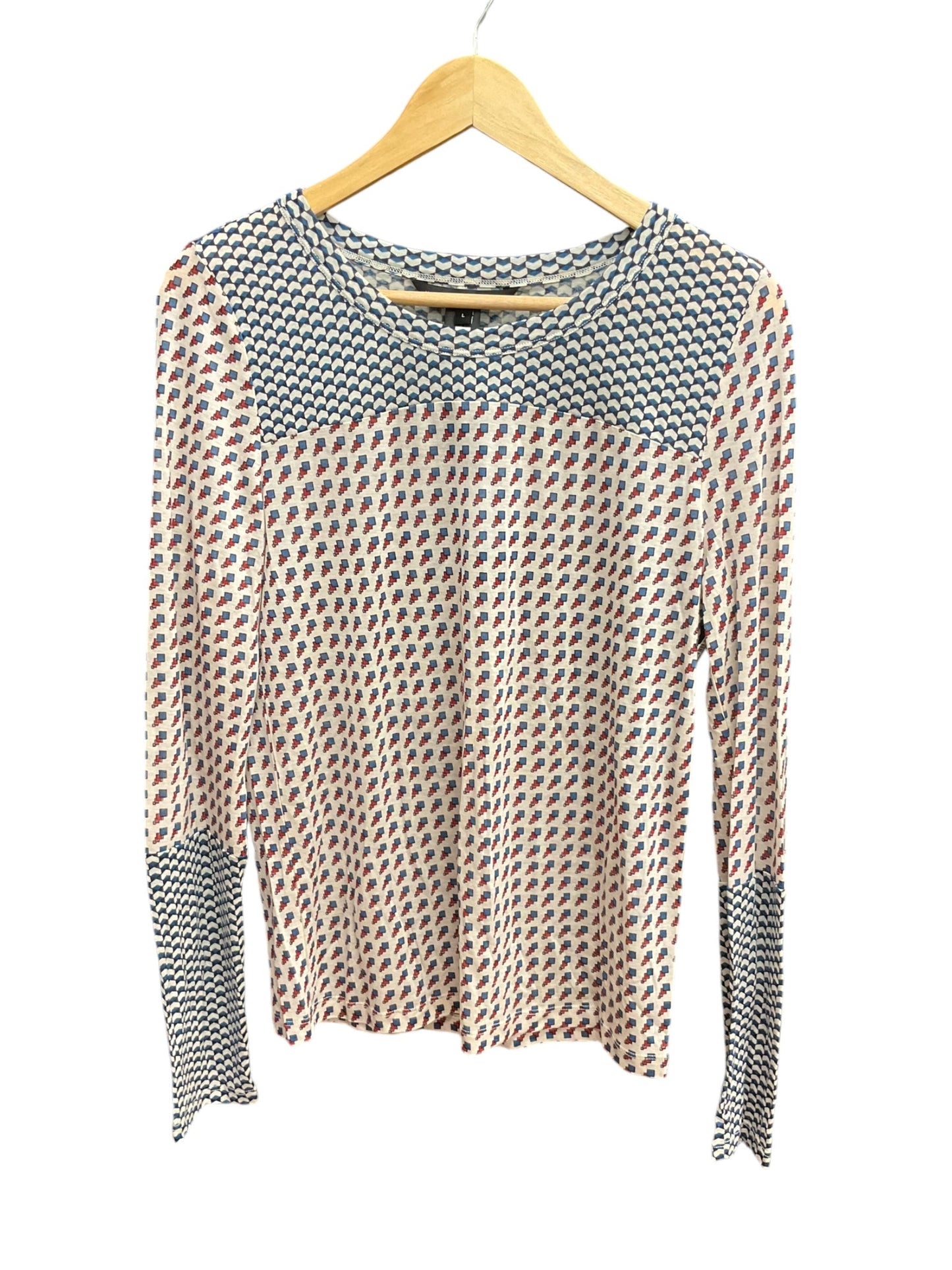 Top Long Sleeve By Marc By Marc Jacobs In Multi-colored, Size: L