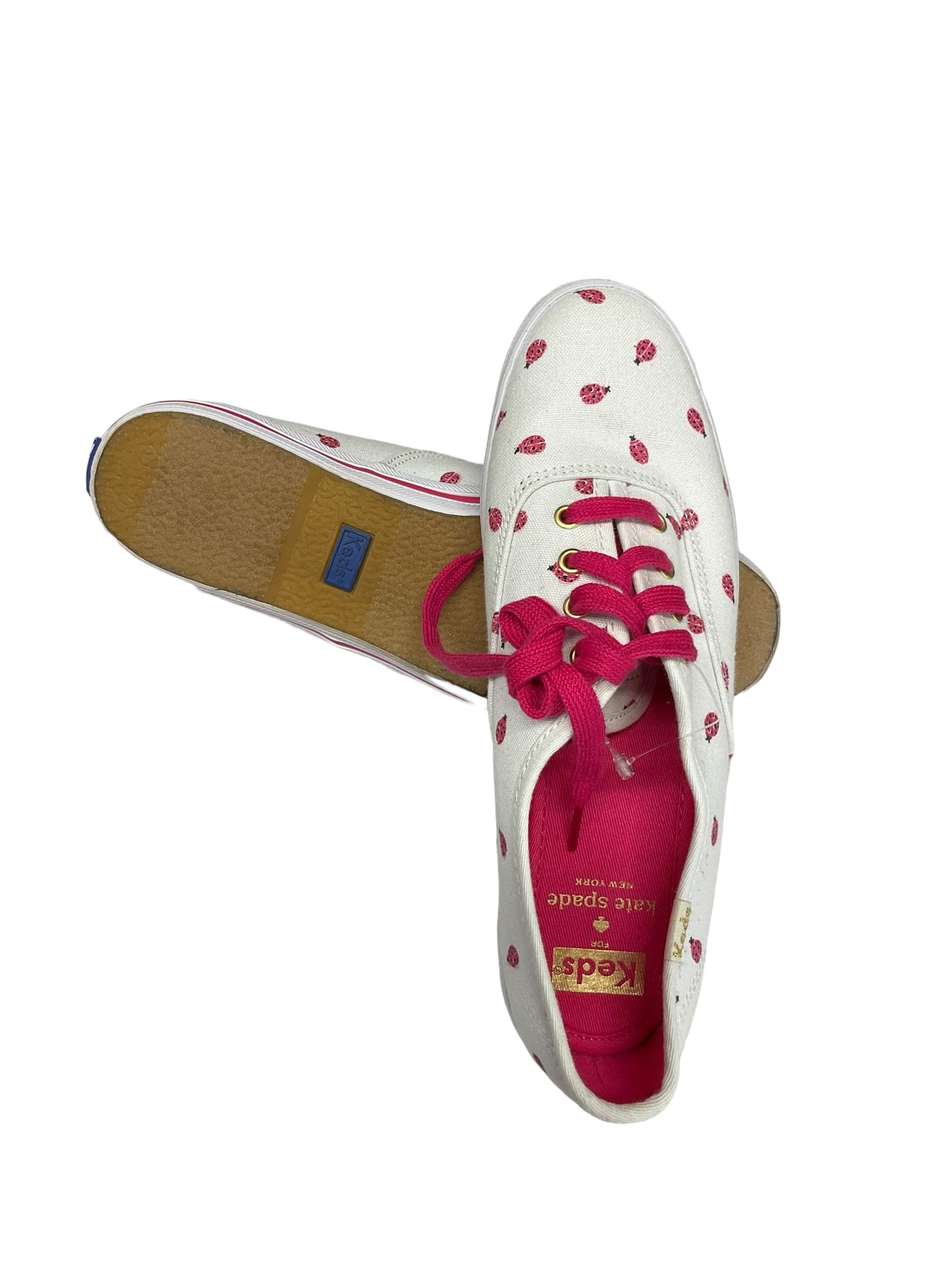 Shoes Sneakers By Keds In Pink & White, Size: 6