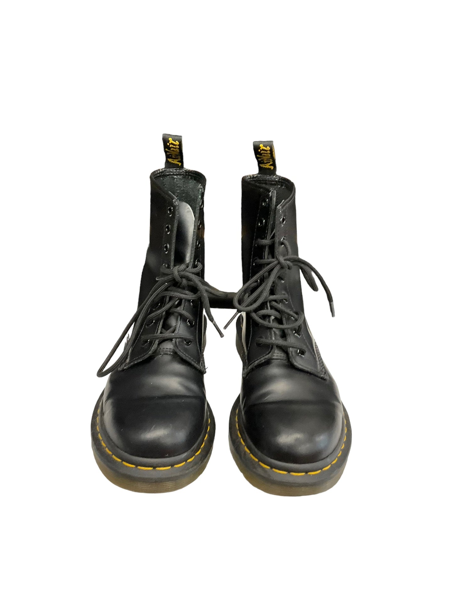 Black Boots Combat Dr Martens, Size 8
