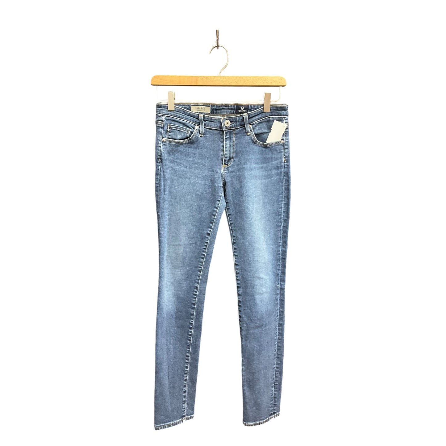 Jeans Skinny By Adriano Goldschmied In Blue Denim, Size: 2