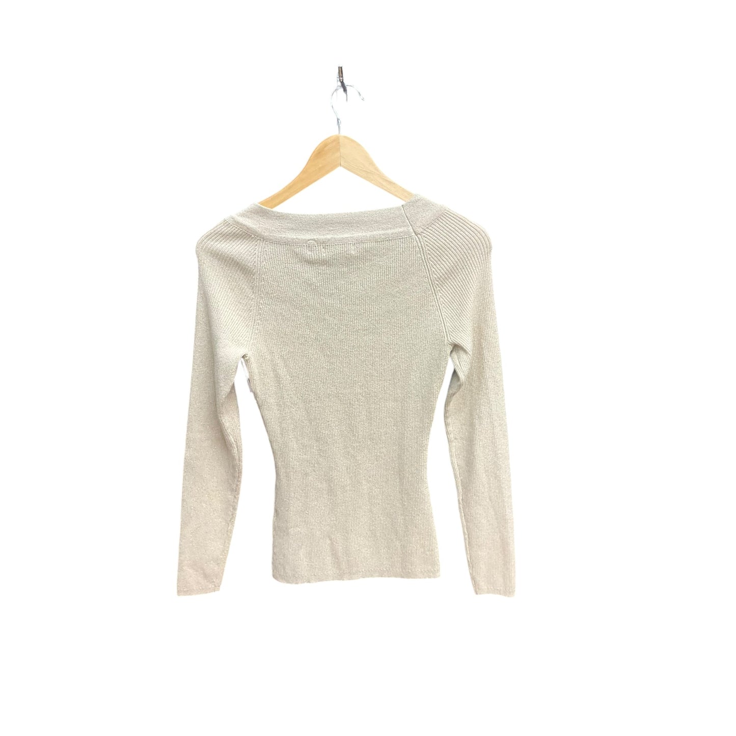 Top Long Sleeve By New York And Co In Gold, Size: Xs