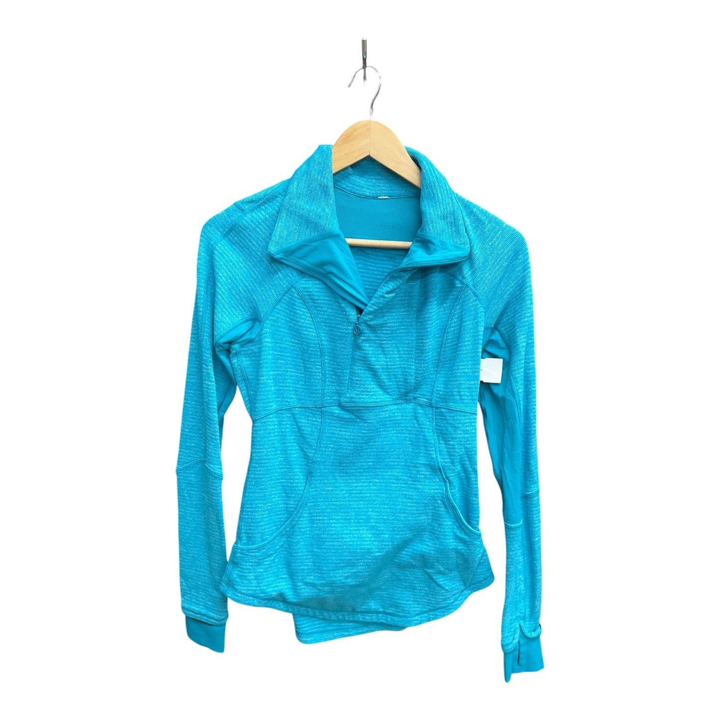 Athletic Jacket By Lululemon In Blue, Size: 6