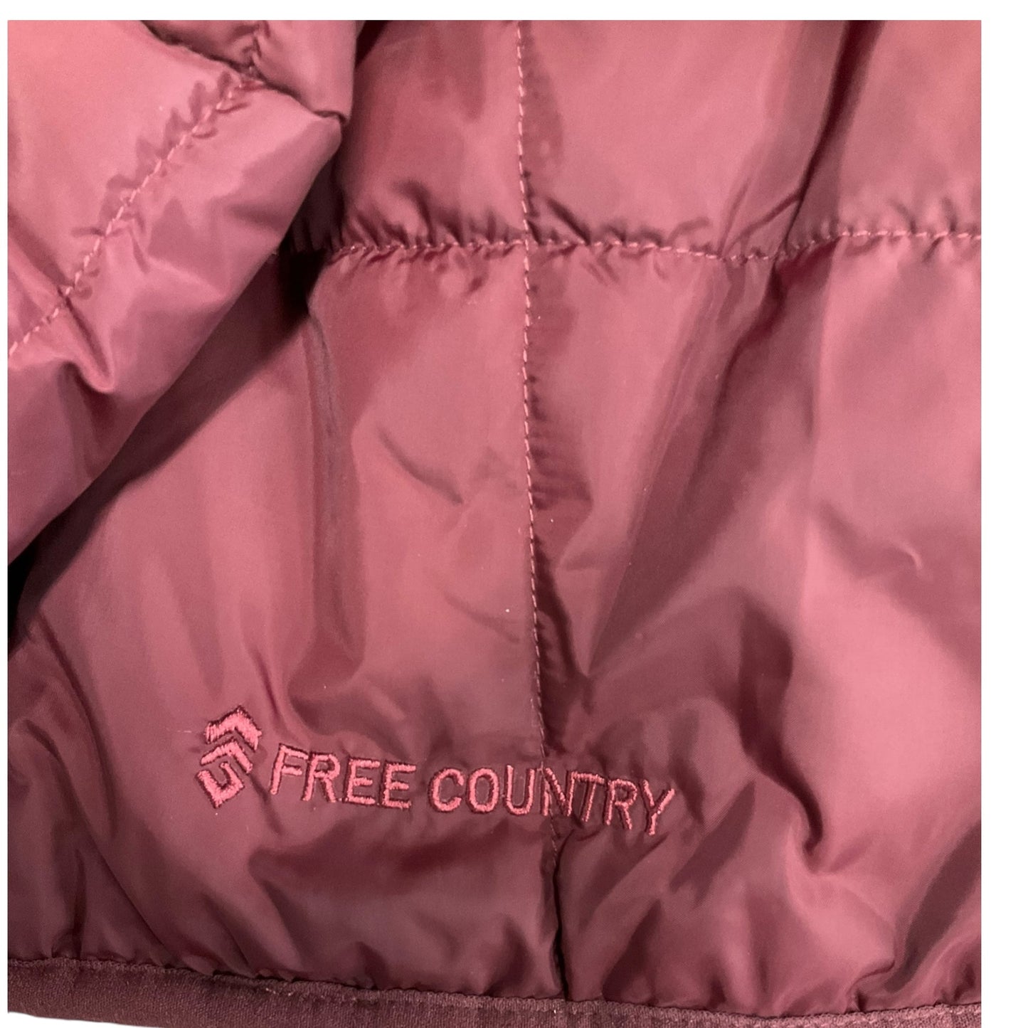 Vest Puffer & Quilted By Free Country In Red, Size: Xl