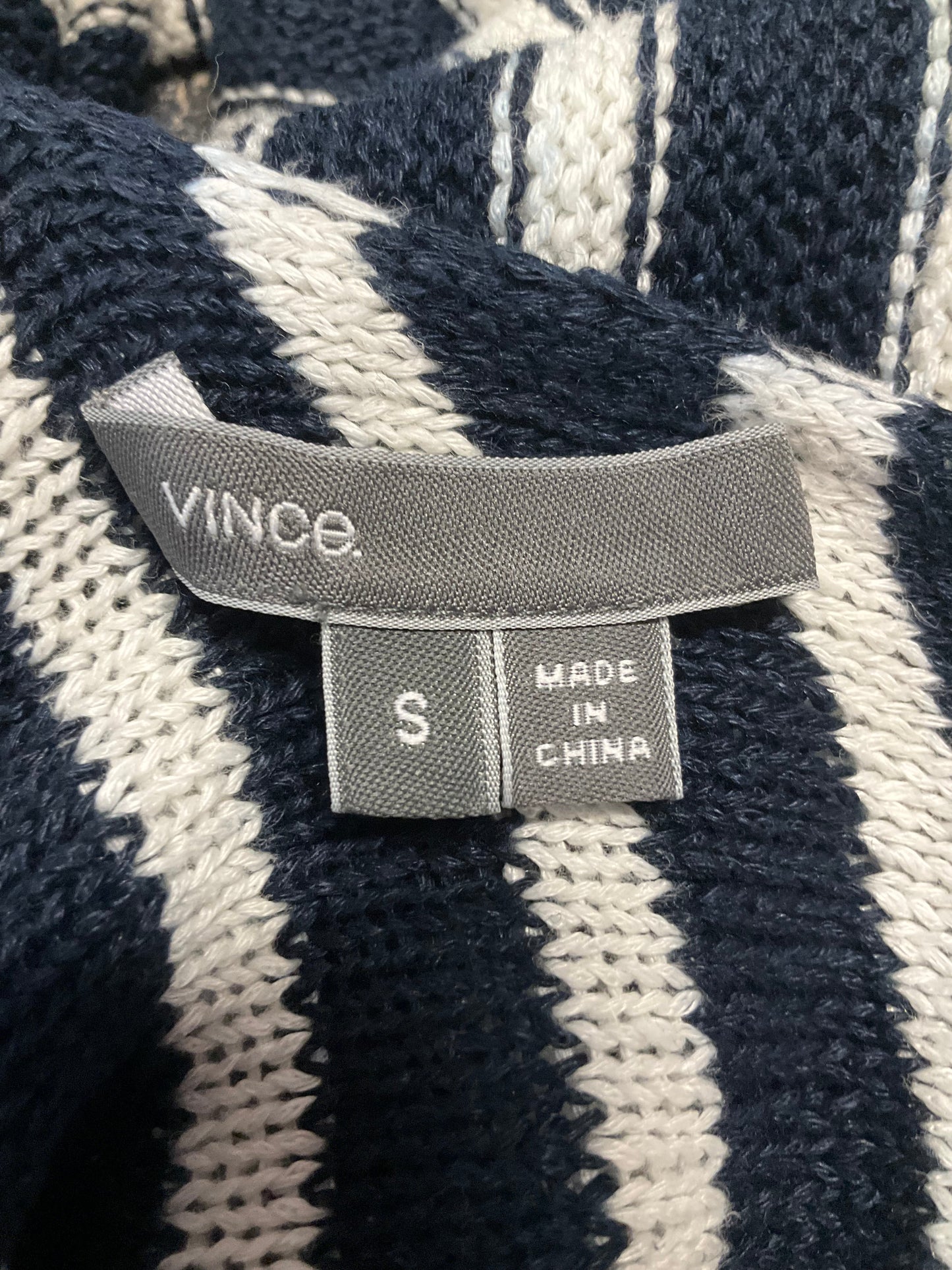 Sweater By Vince In Striped Pattern, Size: S