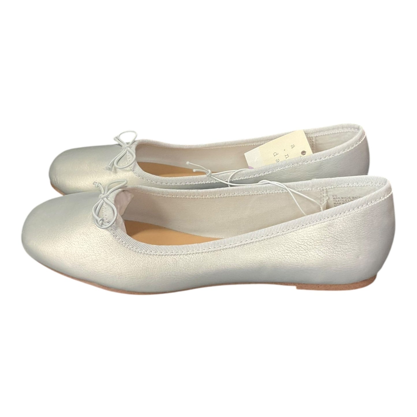 Shoes Flats By A New Day In Silver, Size: 6.5