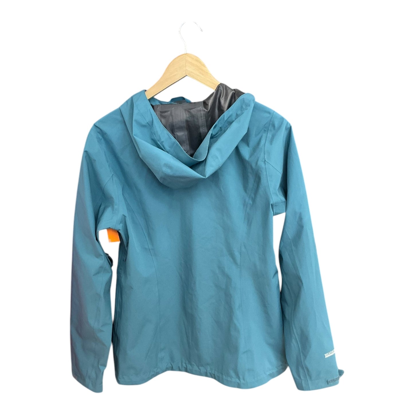 Jacket Windbreaker By Eddie Bauer In Teal, Size: M