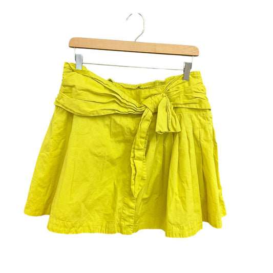 Skirt Mini & Short By Maeve In Yellow, Size: Xl