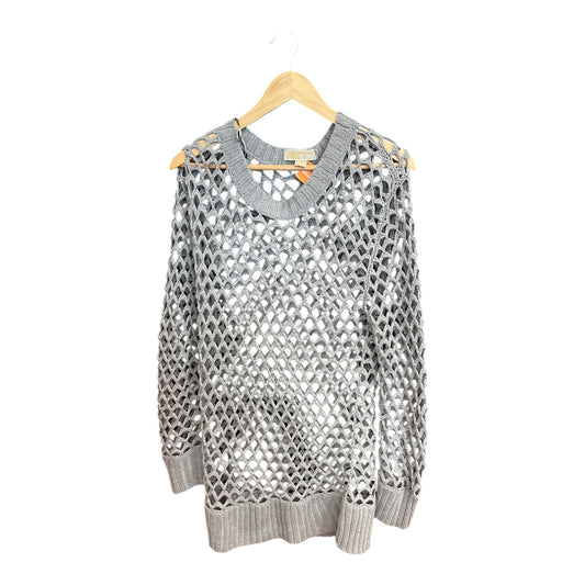 Top Long Sleeve By Michael By Michael Kors In Grey, Size: Xl