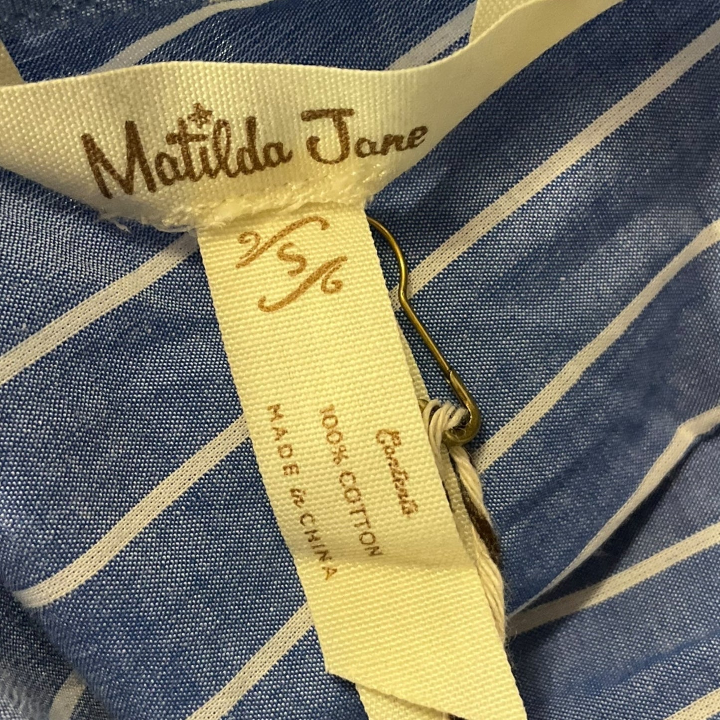 Dress Casual Short By Matilda Jane In Striped Pattern, Size: S