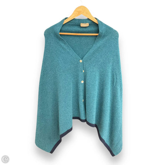 Poncho By Spartina In Teal, Size: Osfm