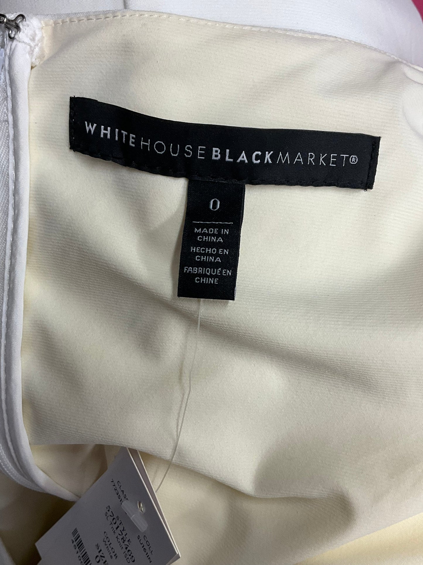 Cream Dress Work White House Black Market, Size Xs
