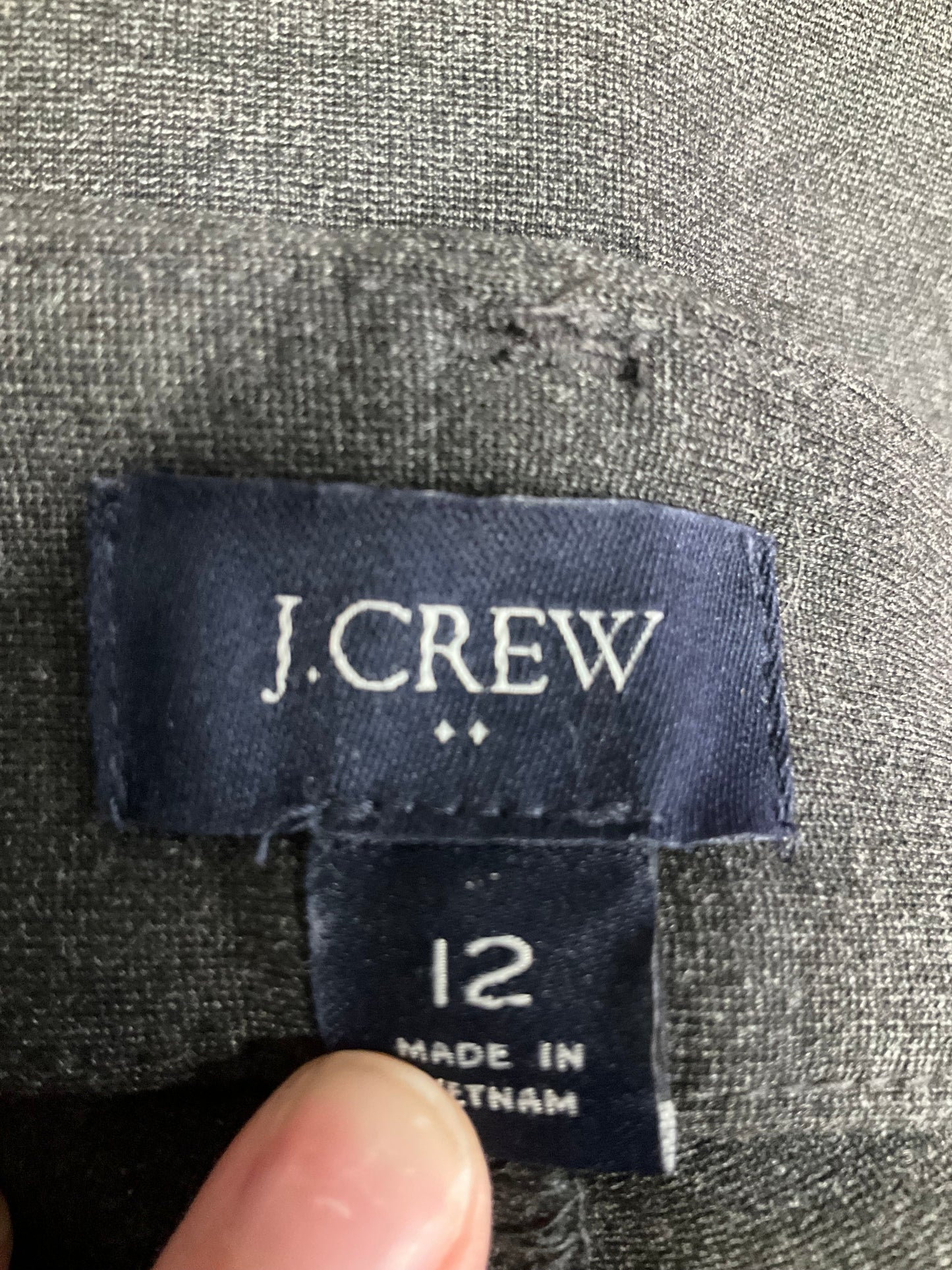 Grey Pants Dress J. Crew, Size 12