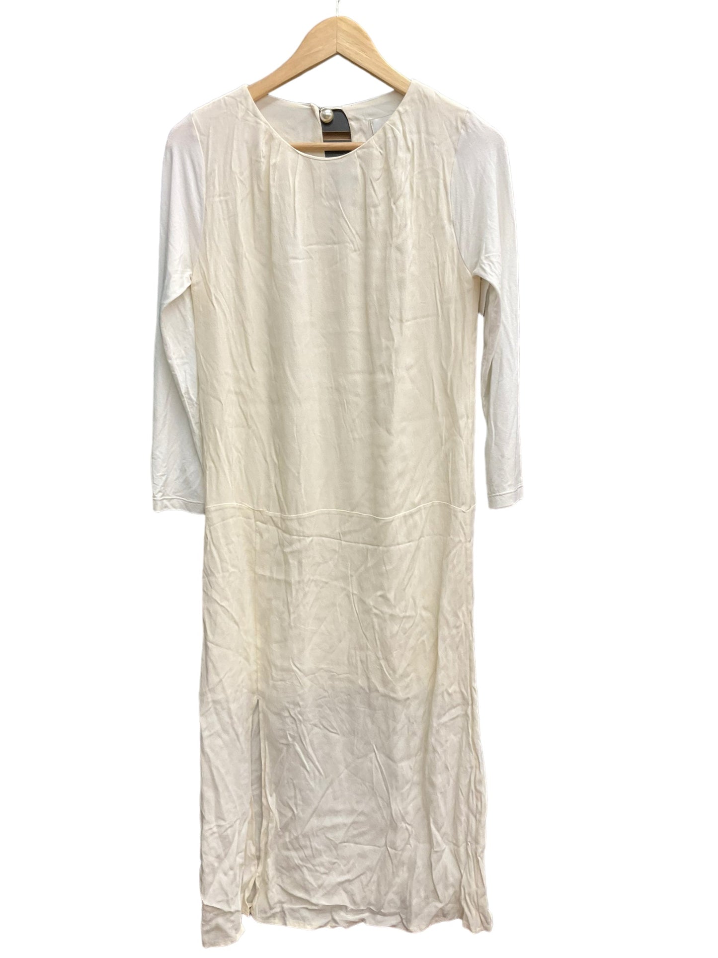 Cream Dress Party Long Clothes Mentor, Size Xs