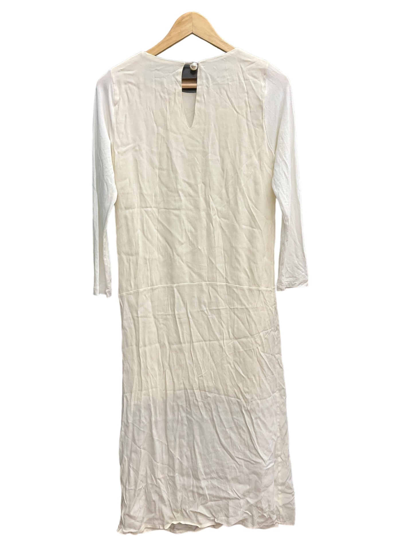 Cream Dress Party Long Clothes Mentor, Size Xs