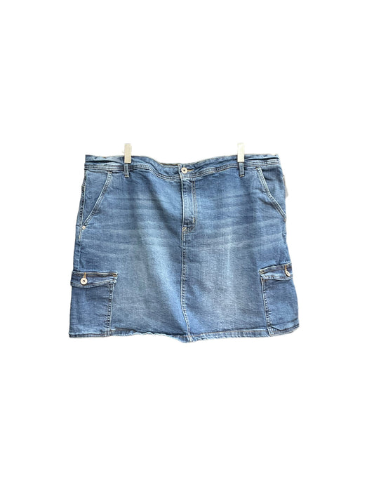 Blue Denim Skirt Mini & Short Wallflower, Size 20