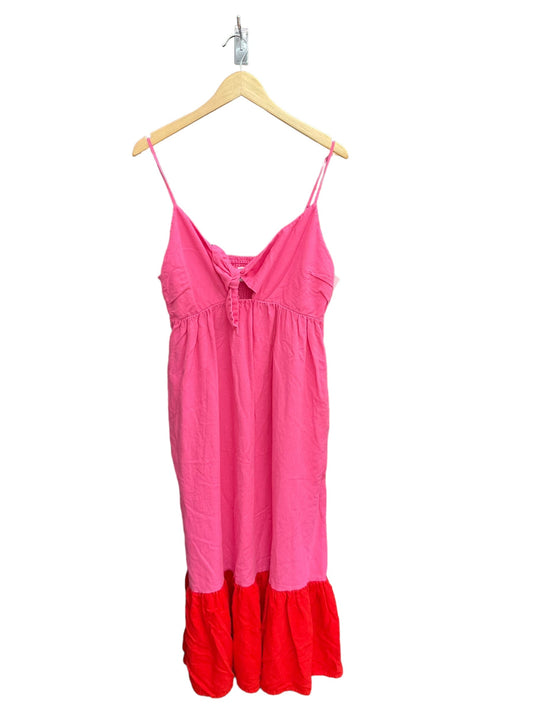 Pink & Red Dress Casual Maxi Target-designer, Size Xl