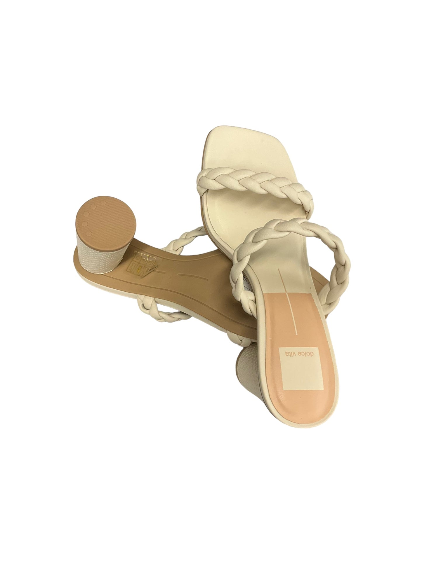 Cream Shoes Heels Block Dolce Vita, Size 7.5